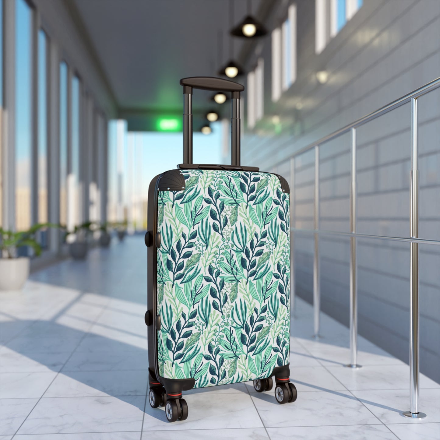 Green Leaf Suitcase