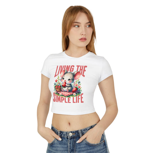 Living The Simple Life Women's Baby Tee