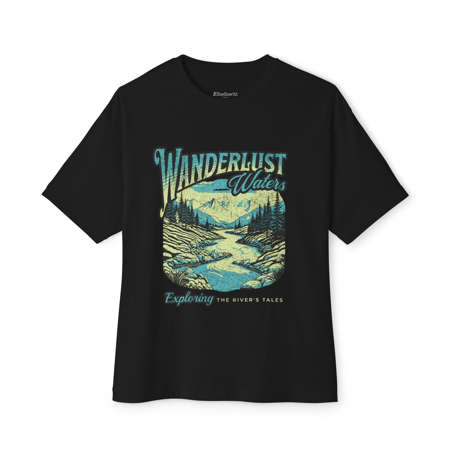 Wanderlust Waters Oversized Boxy Tee