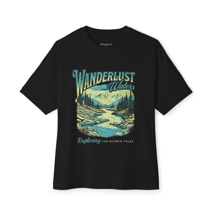 Wanderlust Waters Oversized Boxy Tee