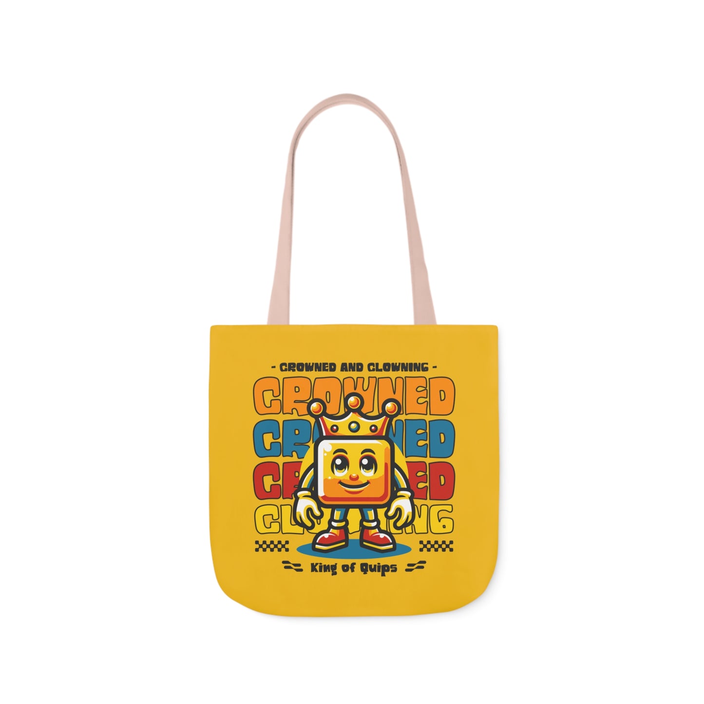 Crowned and Clowning Canvas Tote Bag