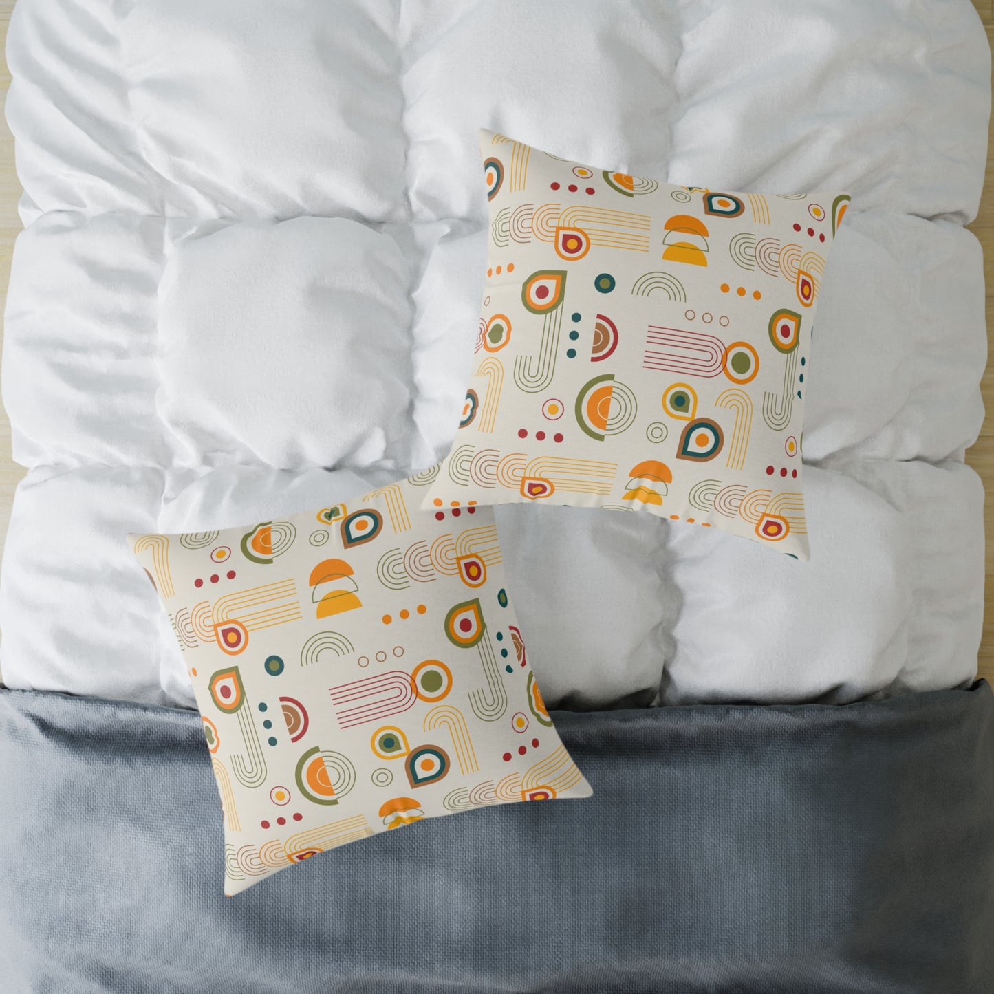 Element Graphics  Square Poly Canvas Pillow