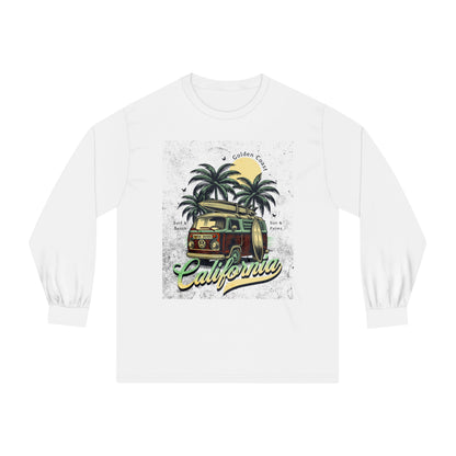 Surfing Car California Long Sleeve T-Shirt