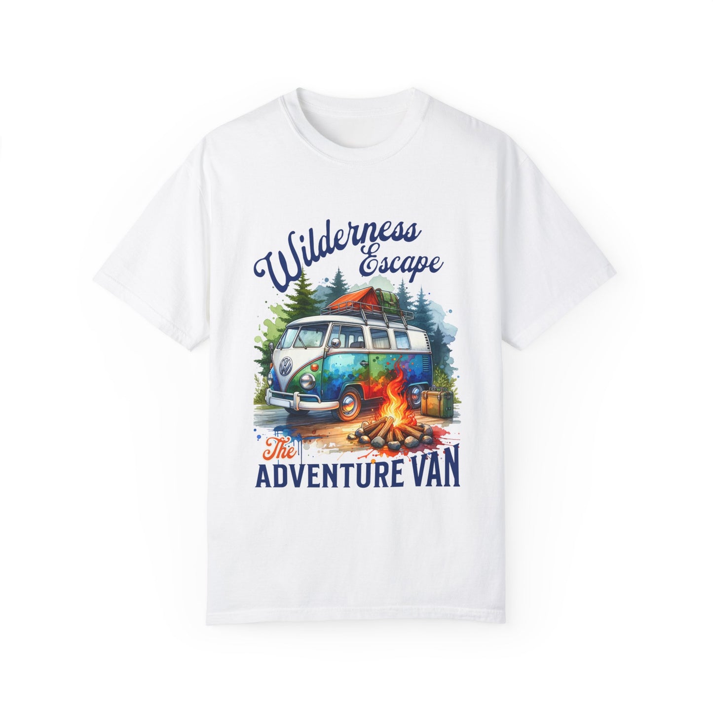 Wilderness Escape The Adventure Van Garment-Dyed T-shirt