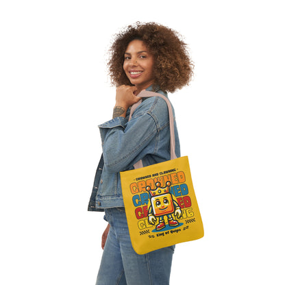 Crowned and Clowning Canvas Tote Bag