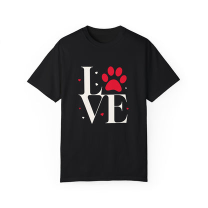 Dog Love - Fur Mom  Garment-Dyed T-shirt