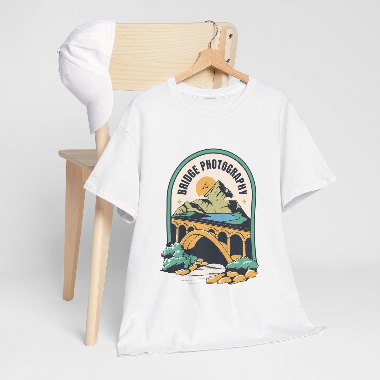 Bridge Photography - Scenic Heavy Cotton Tee