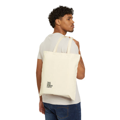 Take Care Of Our Earth Cotton Canvas Tote Bag