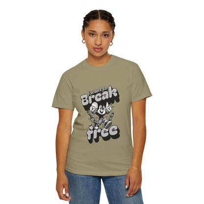 Break Free T-shirt Unisex Garment-Dyed