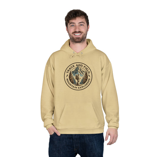 Mountain Explorers - Track and Field  EcoSmart® Pullover Hoodie Sweatshirt