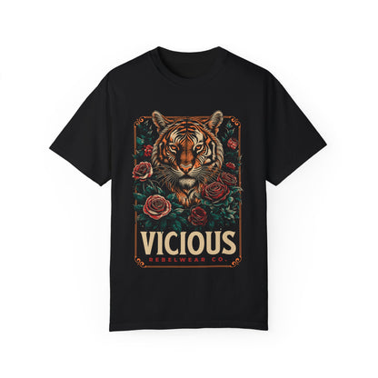 Vicious Rebel Wear Garment-Dyed T-shirt