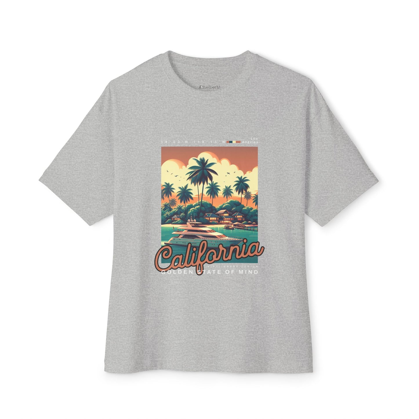 California Oversized Boxy Tee