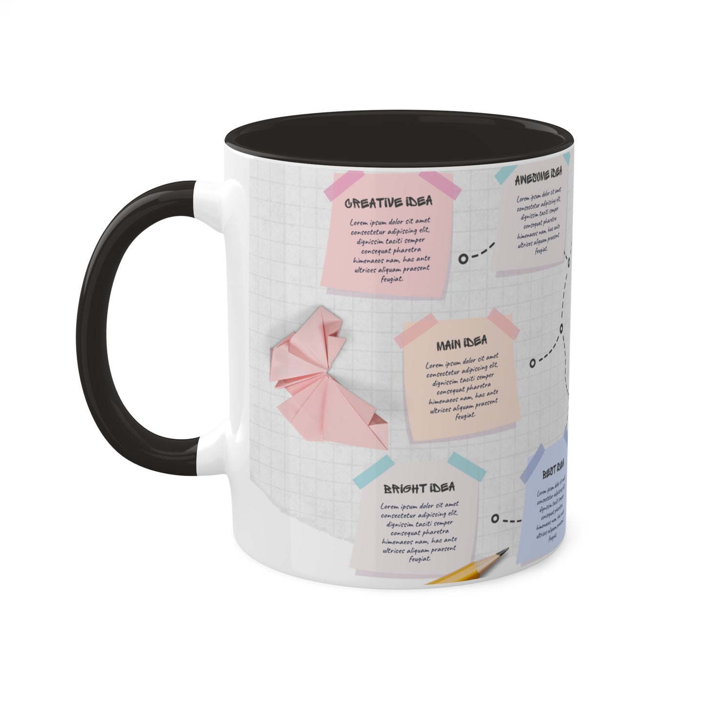 Mind Map Colorful Mugs, 11oz