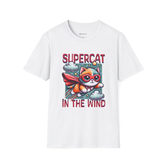 Supercat on the wind Softstyle T-Shirt