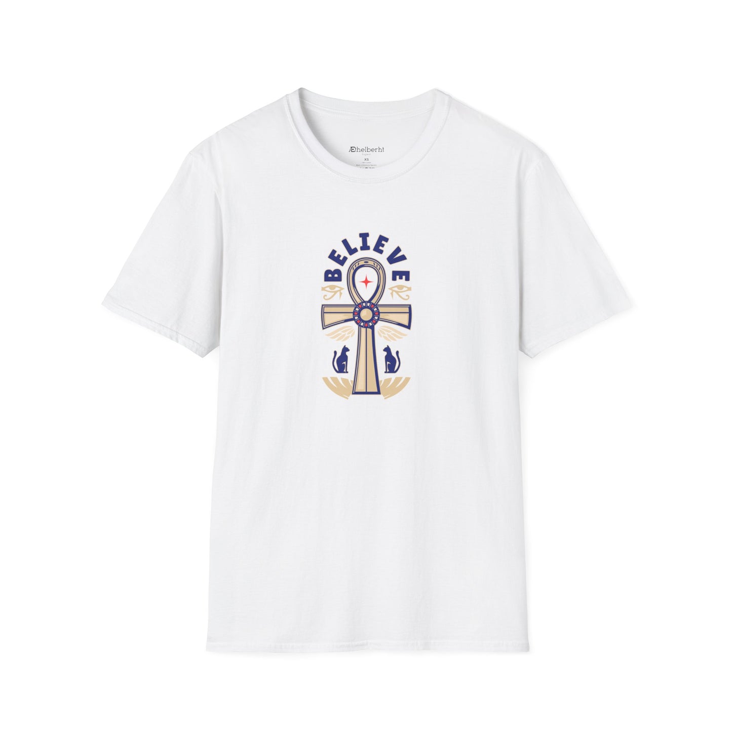 Believe - Faith Symbol Unisex Softstyle T-Shirt