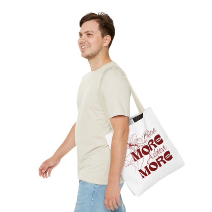 Believe More Achieve More Tote Bag (AOP)