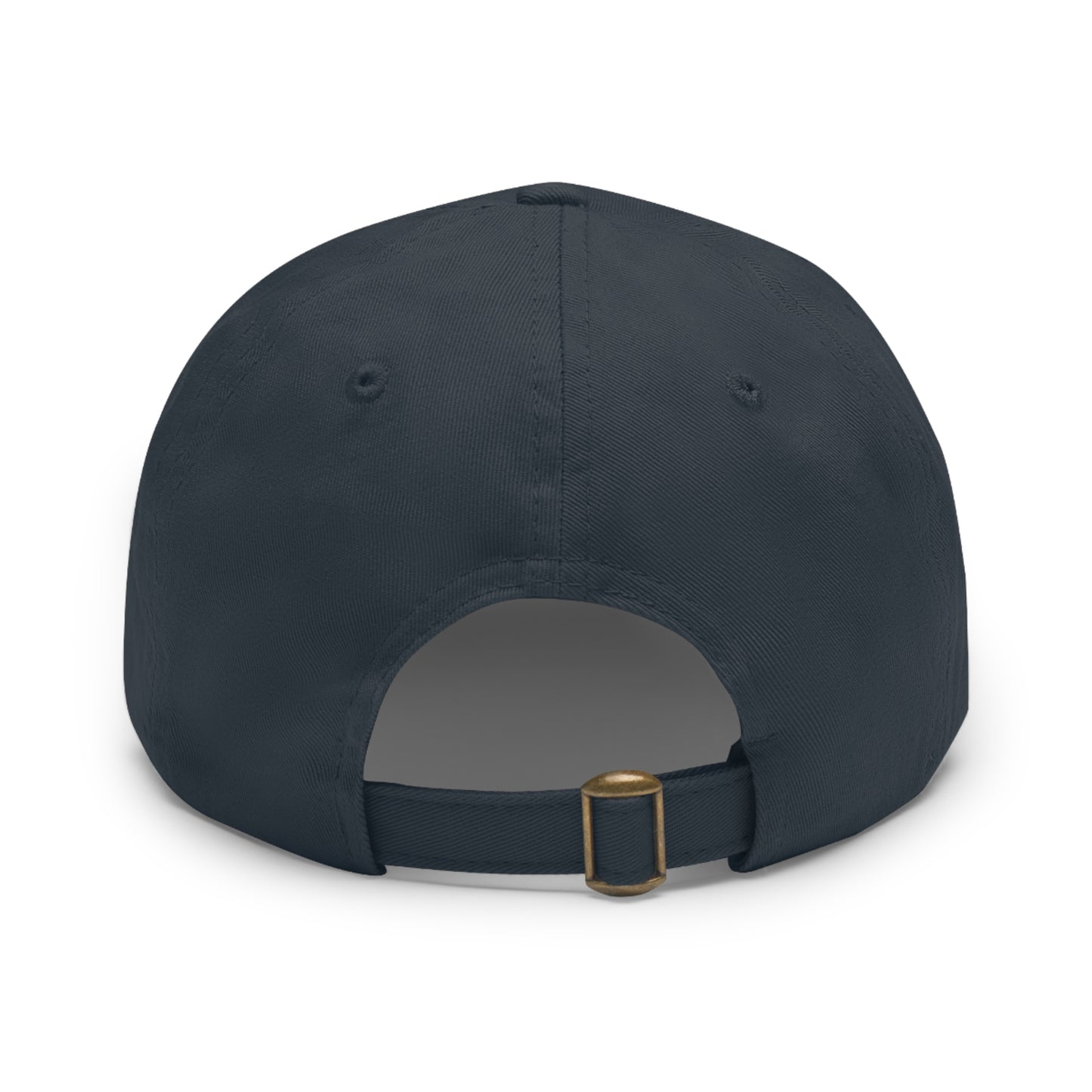 Strong And Victorious Hat with Leather Patch (Round)