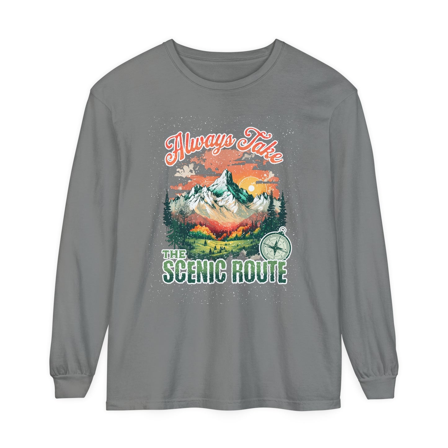 Long Sleeve T-Shirt - The Scenic Route Design