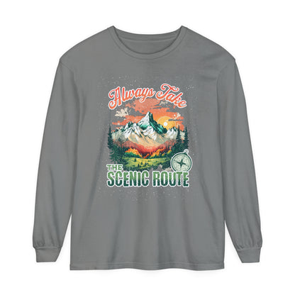 Long Sleeve T-Shirt - The Scenic Route Design