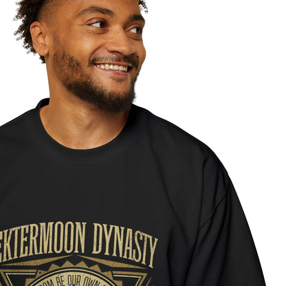 Ektermoon Dynasty Eye - Golden Pyramid Heavy Oversized Tee