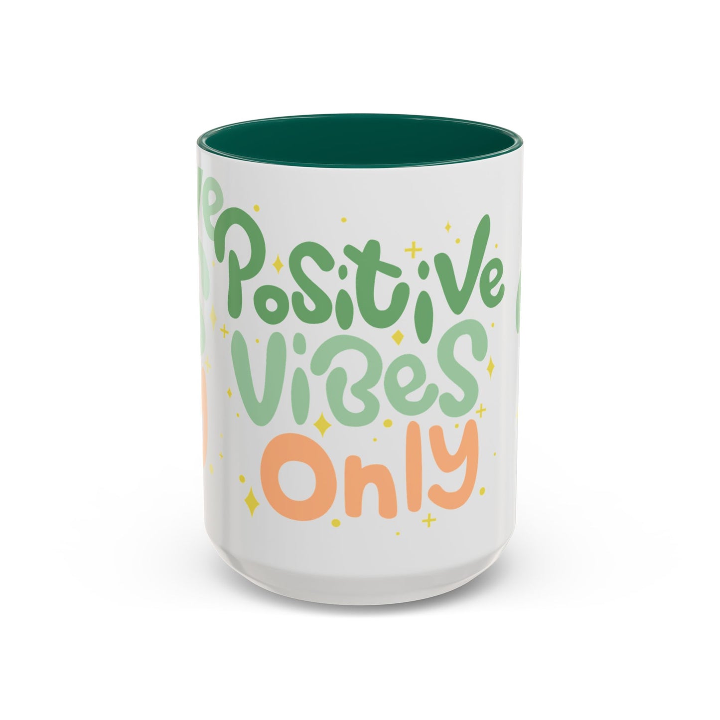 Positive Vibes Only Colorful Mugs (11oz, 15oz)