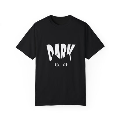 Dark Cat  Garment-Dyed T-shirt