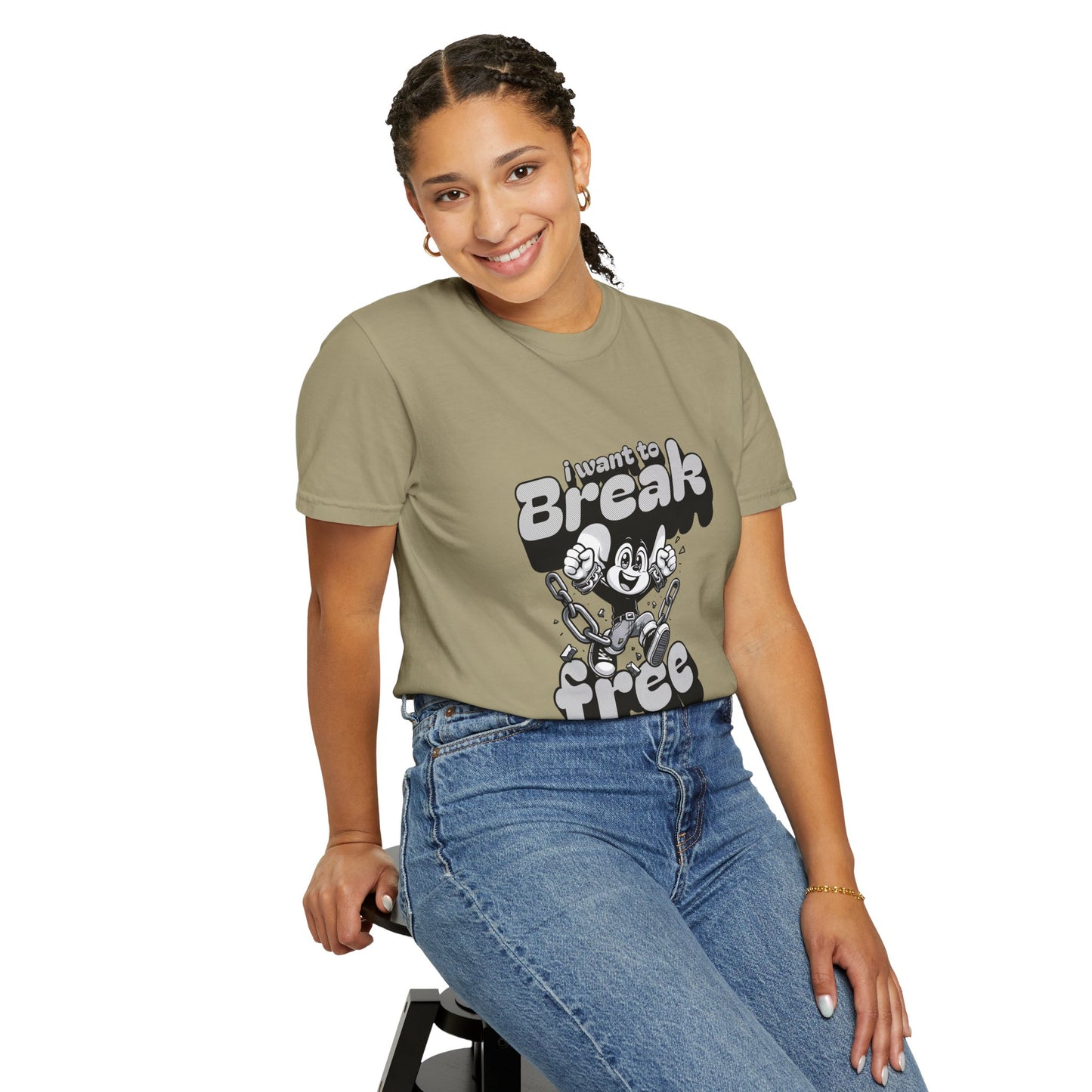 Break Free T-shirt Unisex Garment-Dyed