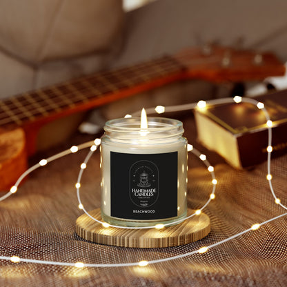 Candle Beachwood Scented Coconut Apricot Wax