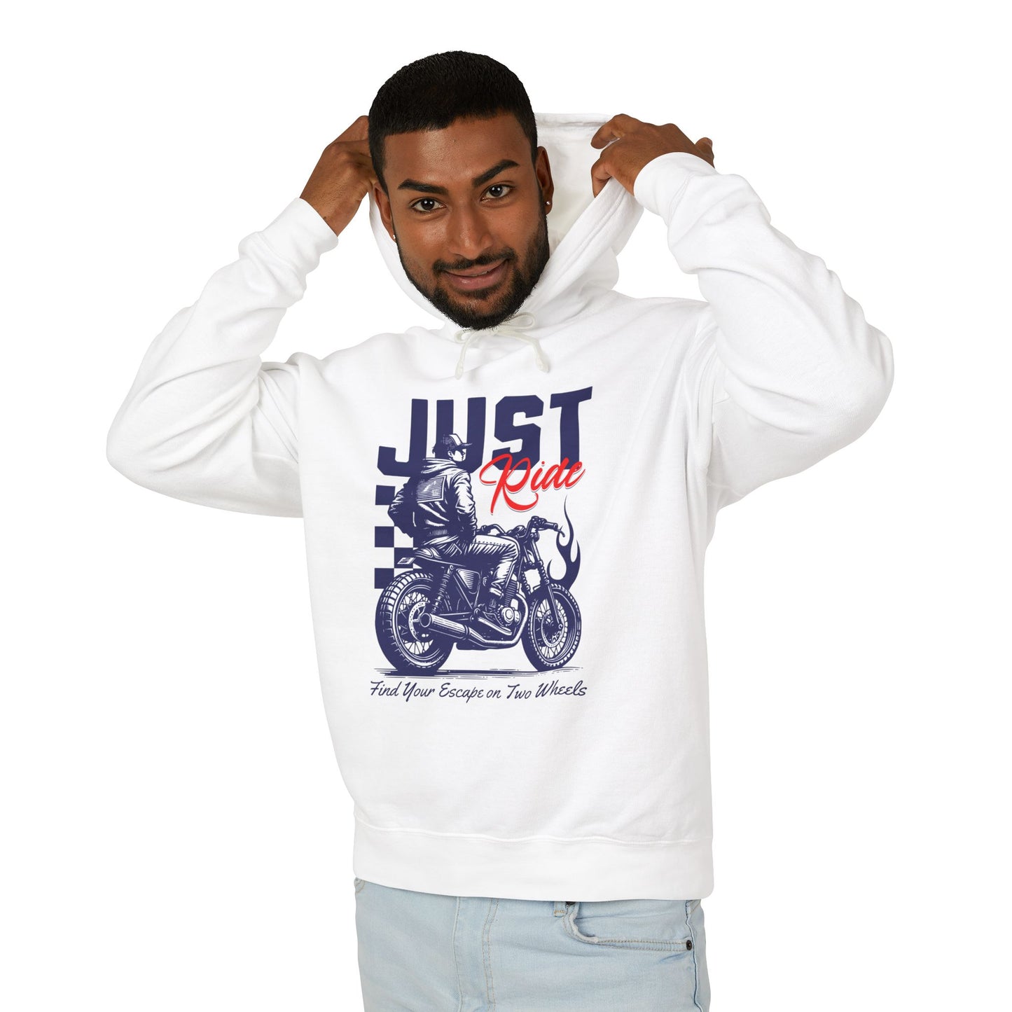 Just Ride  Lightweight Hooded Sweatshirt