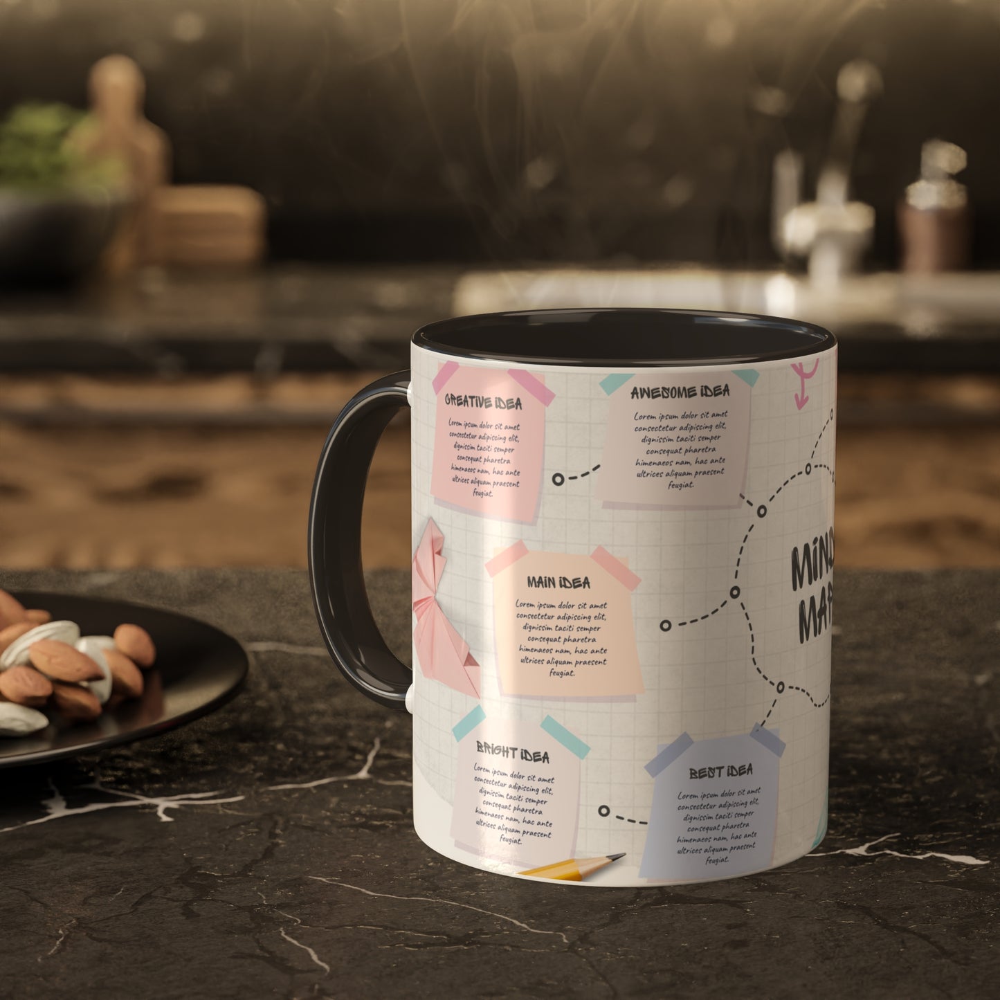 Mind Map Colorful Mugs, 11oz