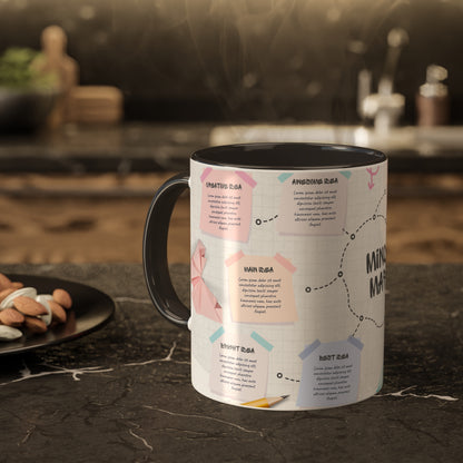 Mind Map Colorful Mugs, 11oz