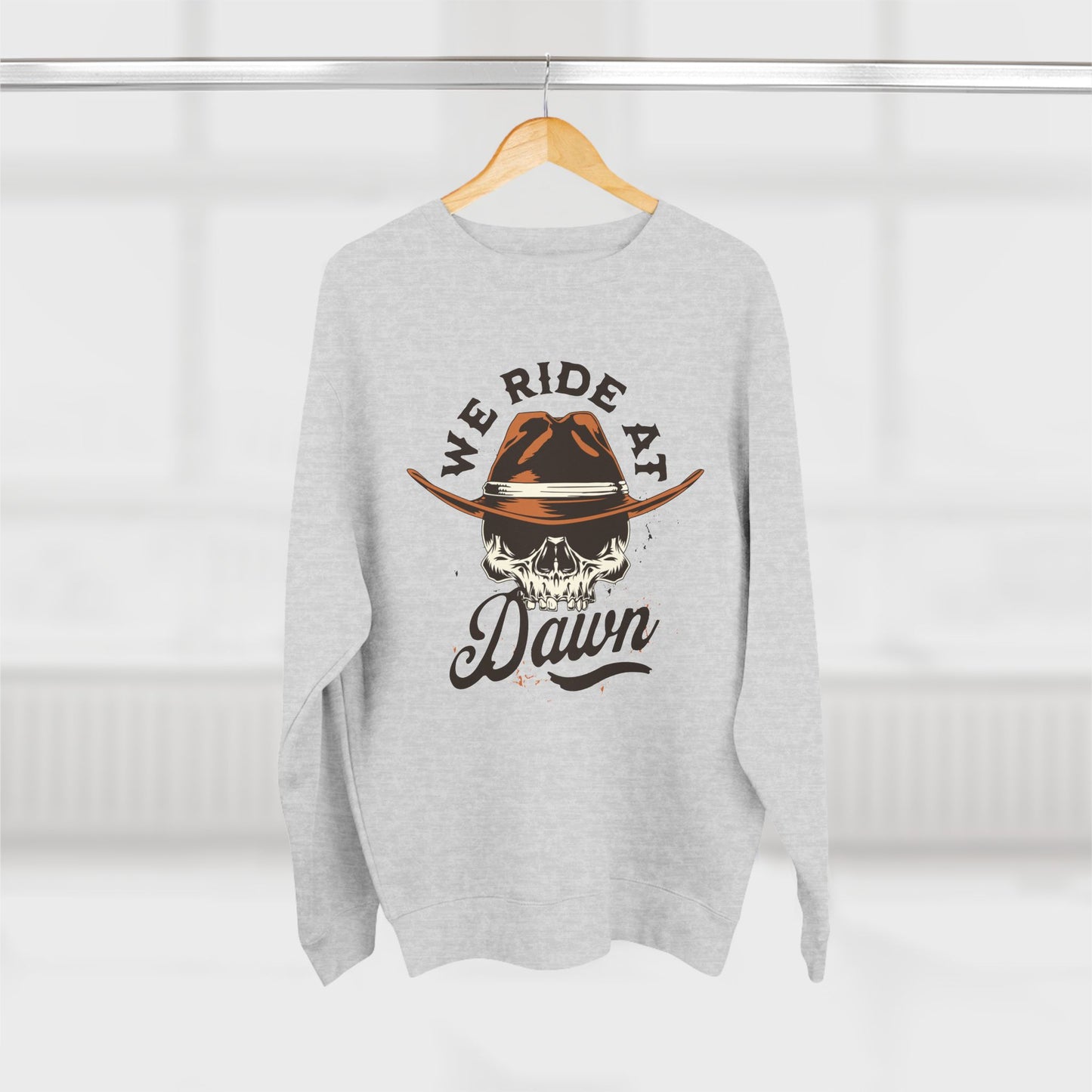 Vintage Skull Western Sweatshirt