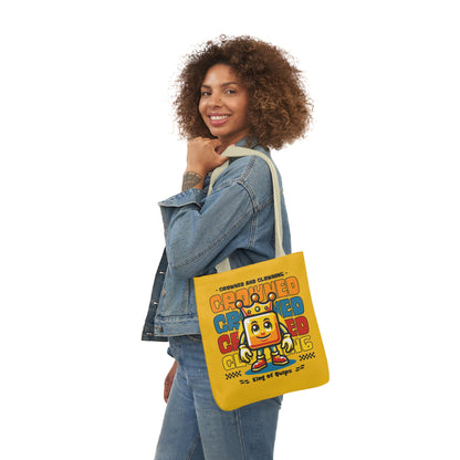 Crowned and Clowning Canvas Tote Bag