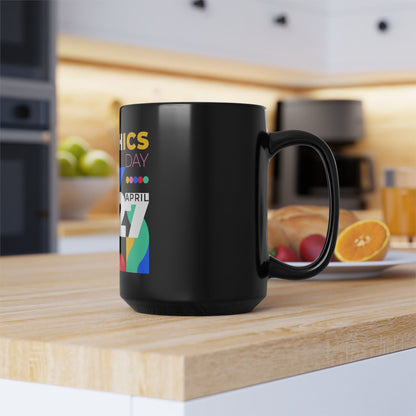 Graphic 27 Day Black Mug, 15oz