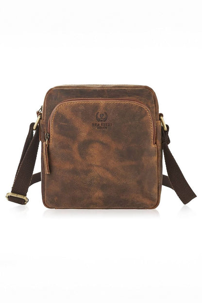 Natural leather bag model 191536 Galanter