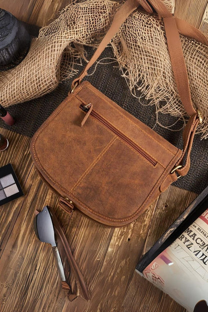 Natural leather bag model 193252 Galanter