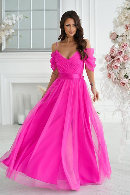 Long dress model 203757 Bicotone