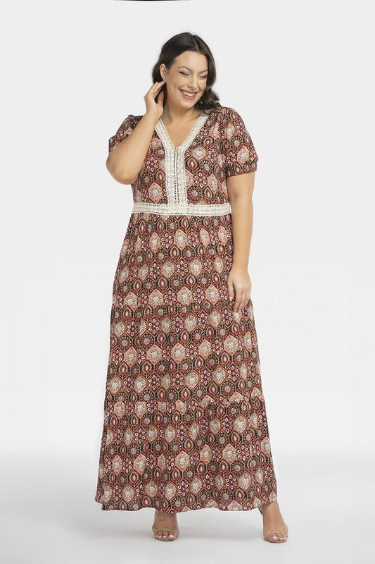 Plus size dress model 196884 Karko