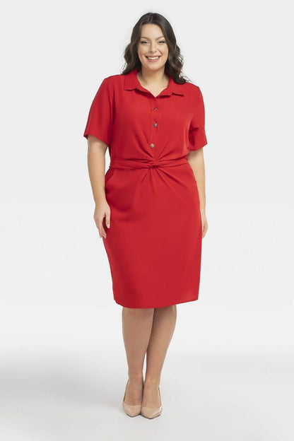 Plus size dress model 197778 Karko