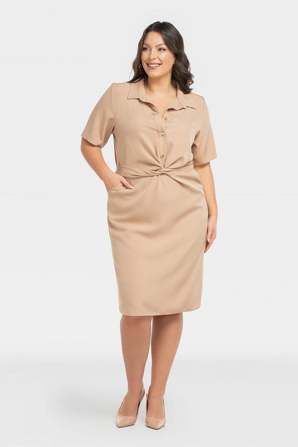 Plus size dress model 197778 Karko