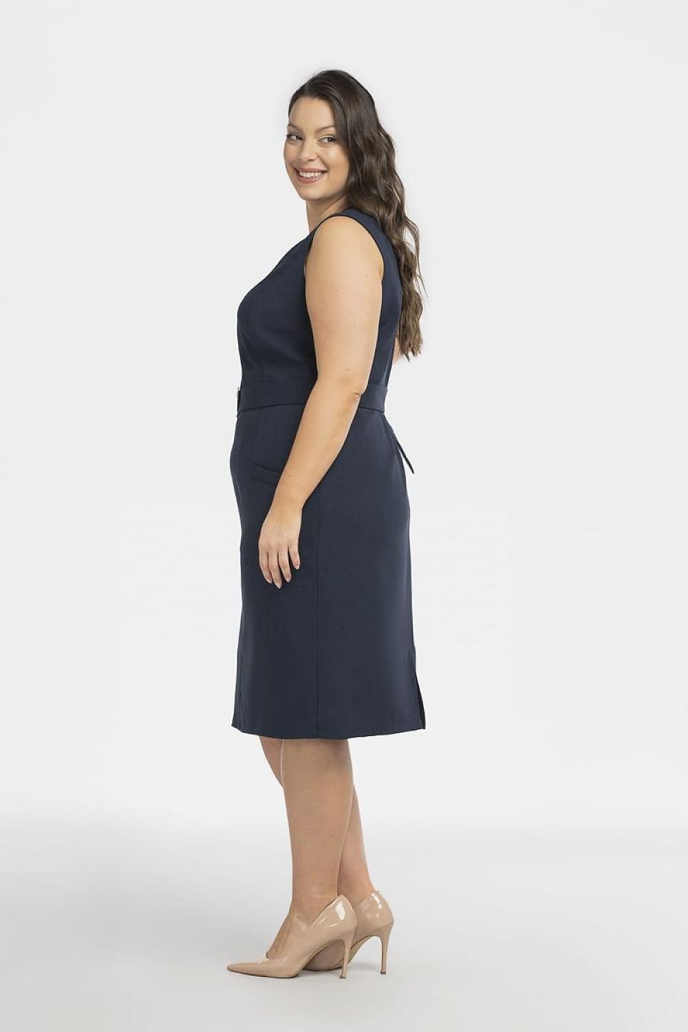 Plus size dress model 198157 Karko