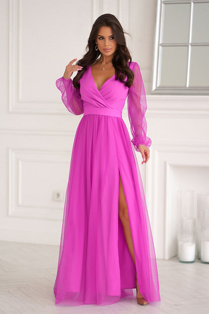 Long dress model 203762 Bicotone