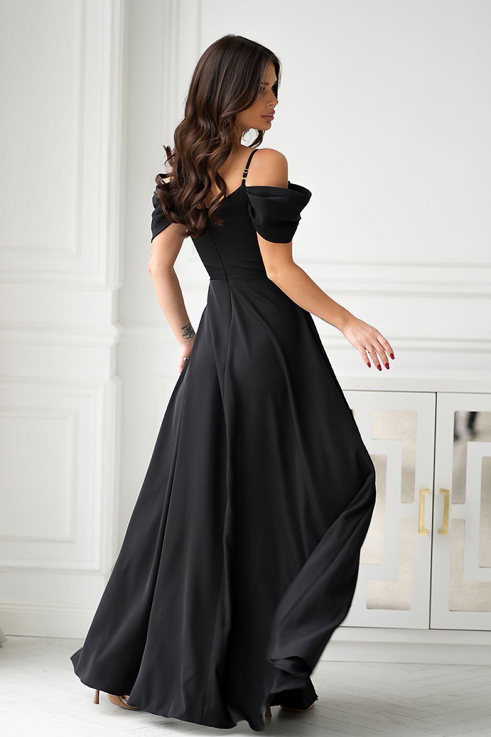 Long dress model 203761 Bicotone