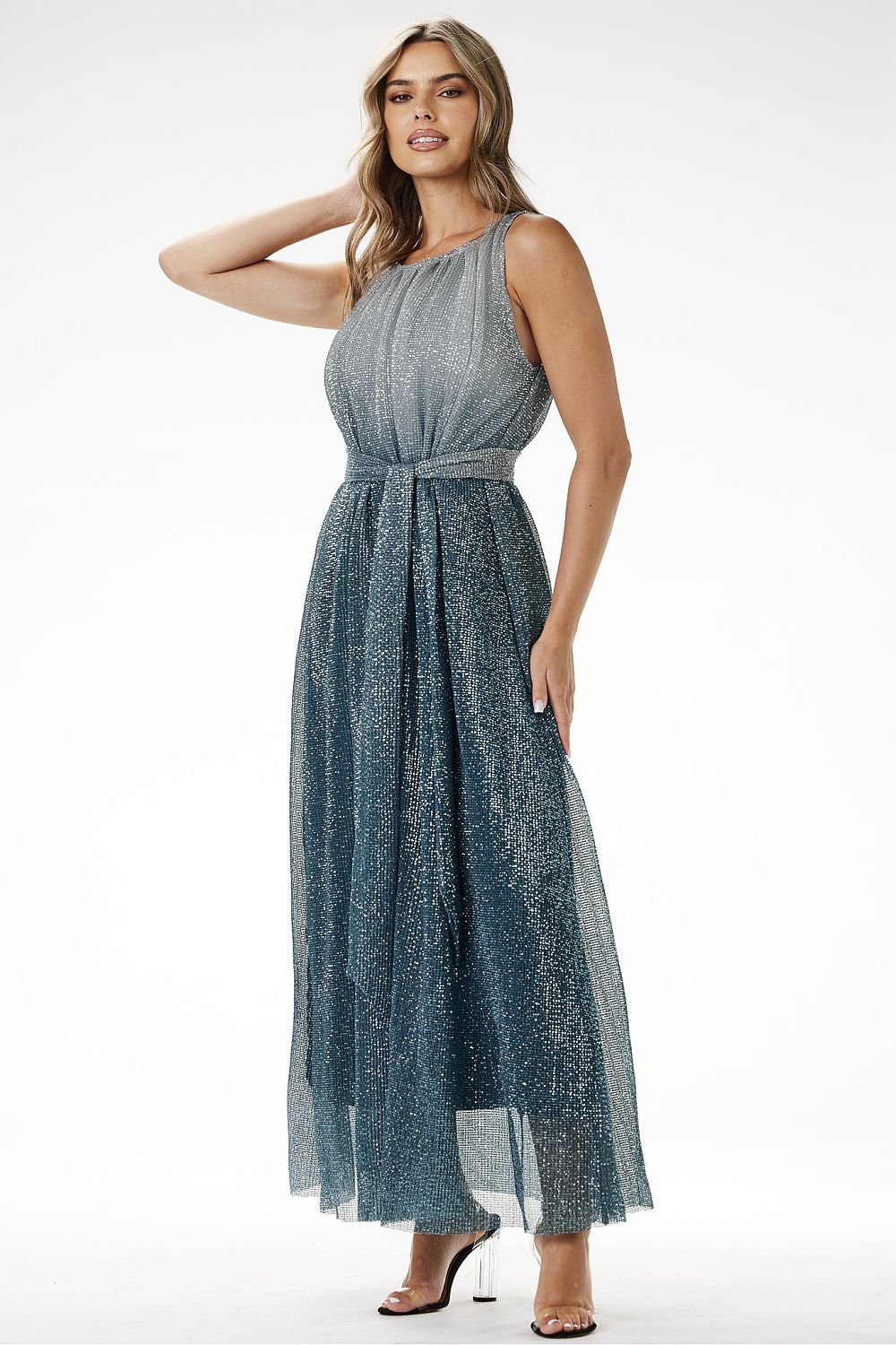 Long dress model 204241 awama