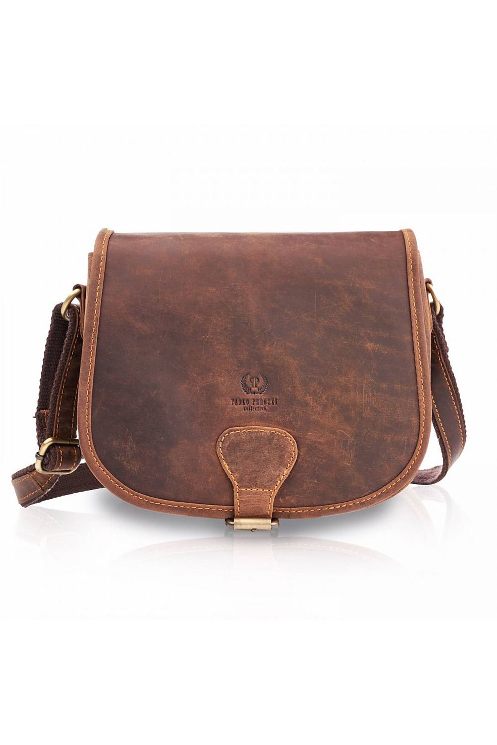 Natural leather bag model 193252 Galanter